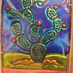 Mexican Nopal Loteria Tin Ornament