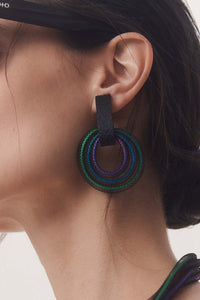 Life Circle Earrings - Rainbow