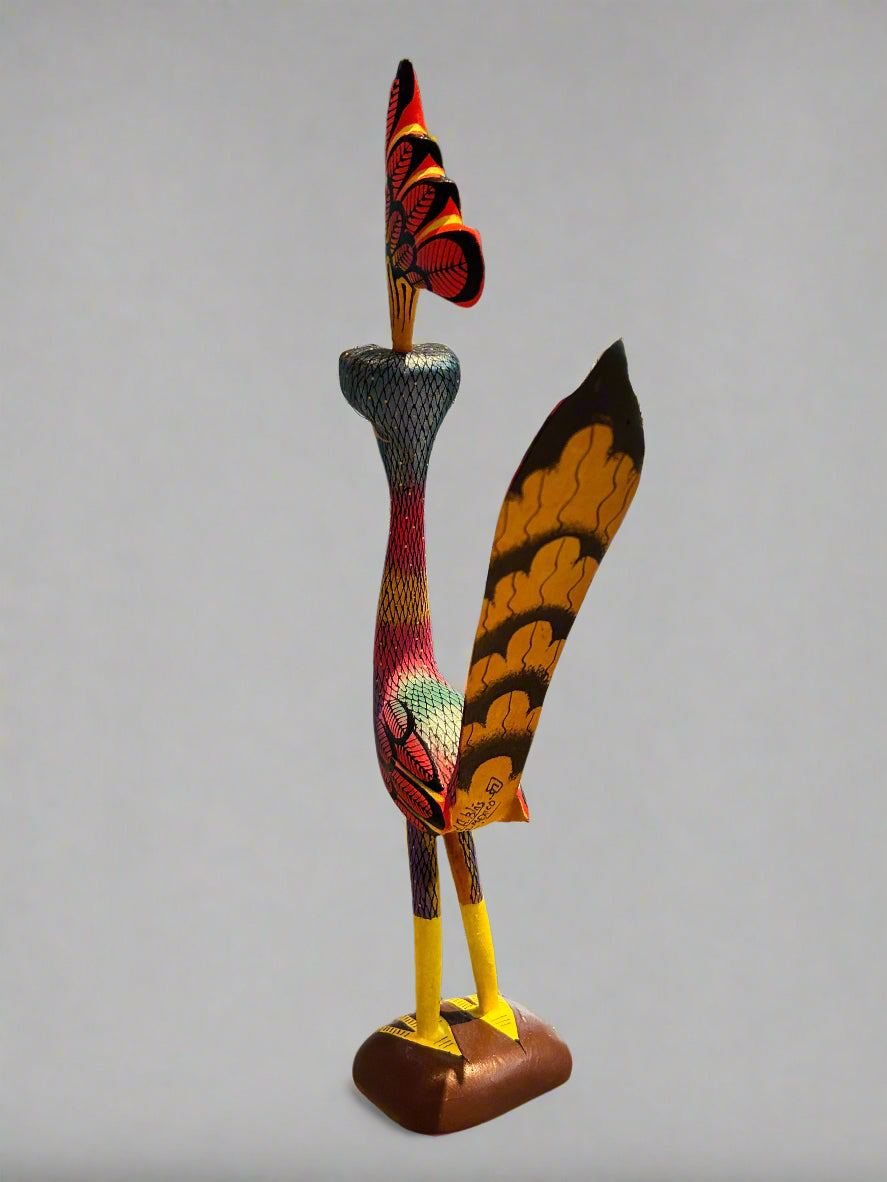 Mexican Roadrunner Alebrije by David A. Blás