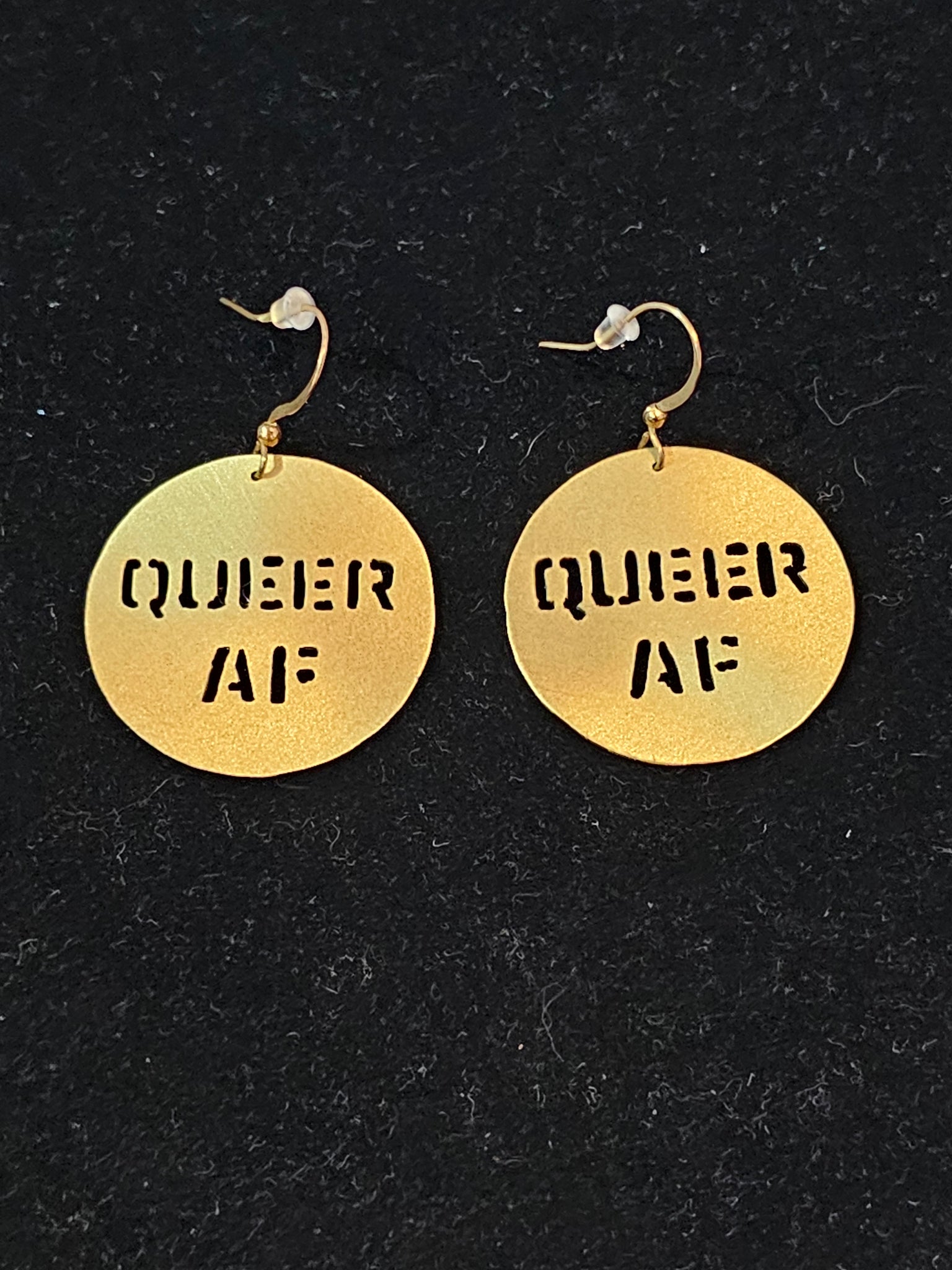 Queer AF Gold Filled Hook Dangles