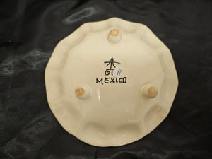Flower Footed Snack Bowl - Mexican