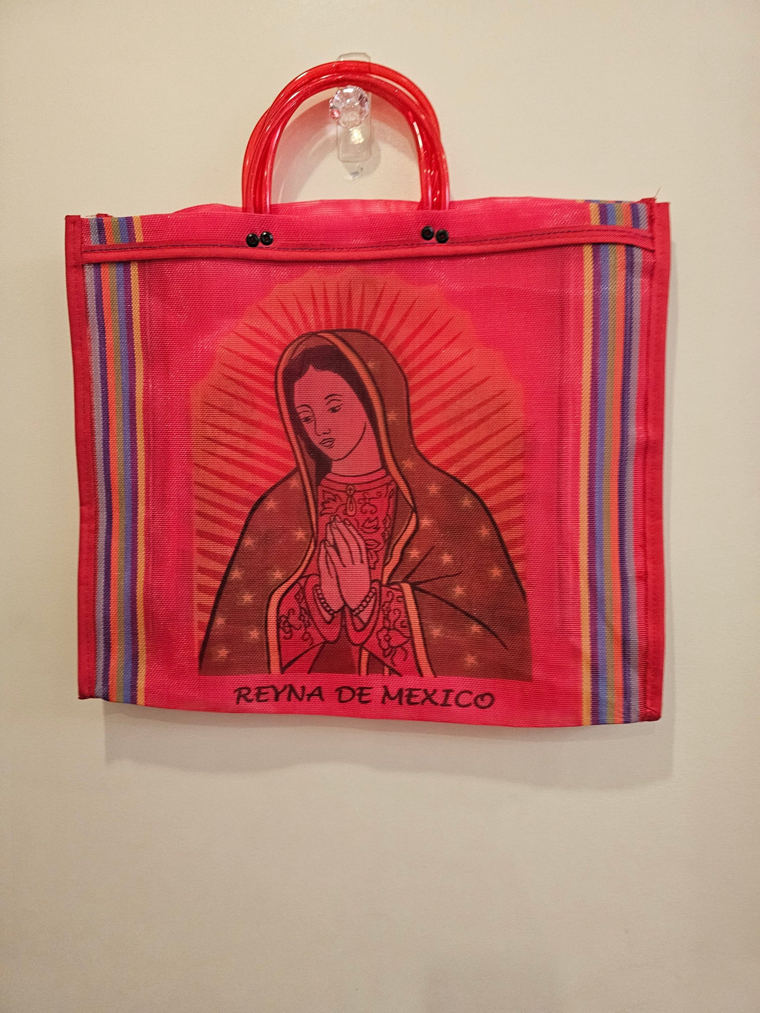 Mexican Virgin of Guadalupe Market Bag