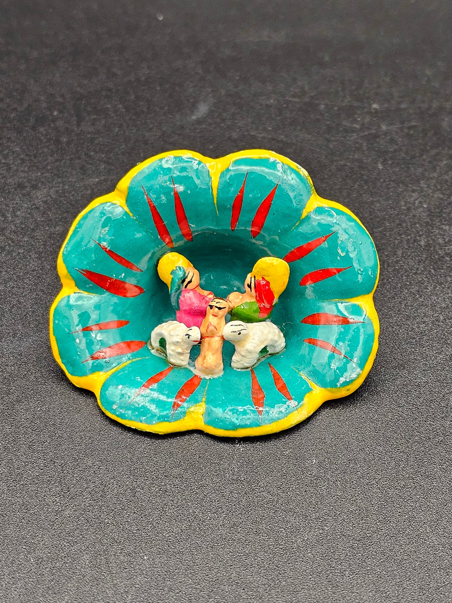 Peru Flower Medium Nativity Ornament