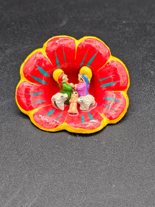 Peru Flower Medium Nativity Ornament