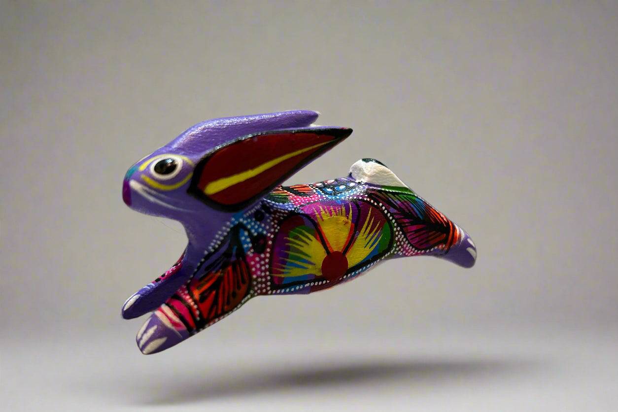 Mexican Mini Hopping Rabbit Alebrije