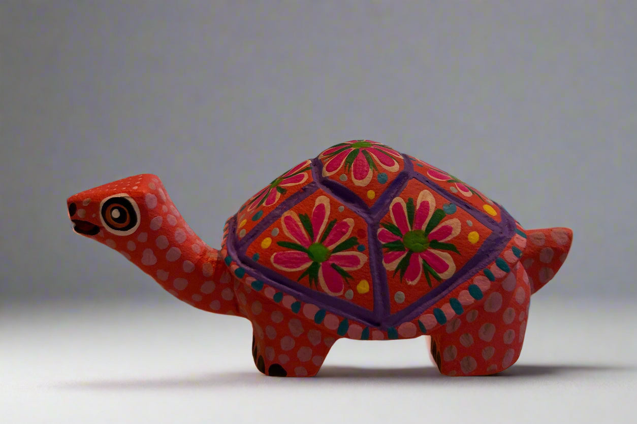 Mexican Spotted Turtle Alebrije by Rosaura Ortega S.