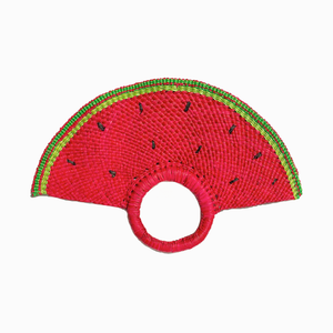 Fruit Hand Fan with round handle