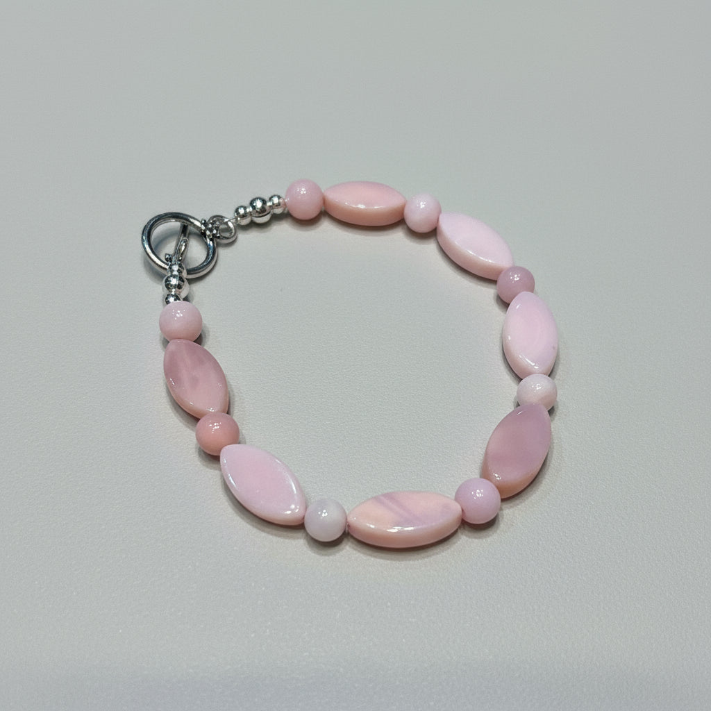 Pink Peruvian Opal Bracelet - Doreen Villanueva