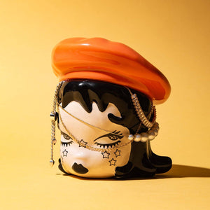 Ramona Ceramic Storage Jar: Green Beret