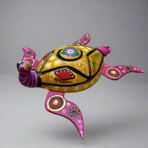 Mexican Alebrije: Ornate Sea Turtle