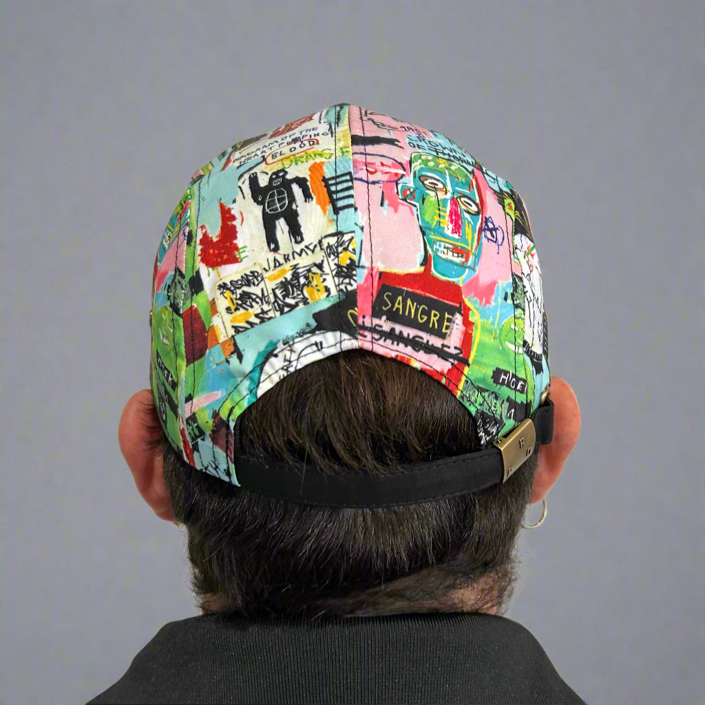 Basquiat "IN ITALIAN" All-Over Print 5-Panel Hat