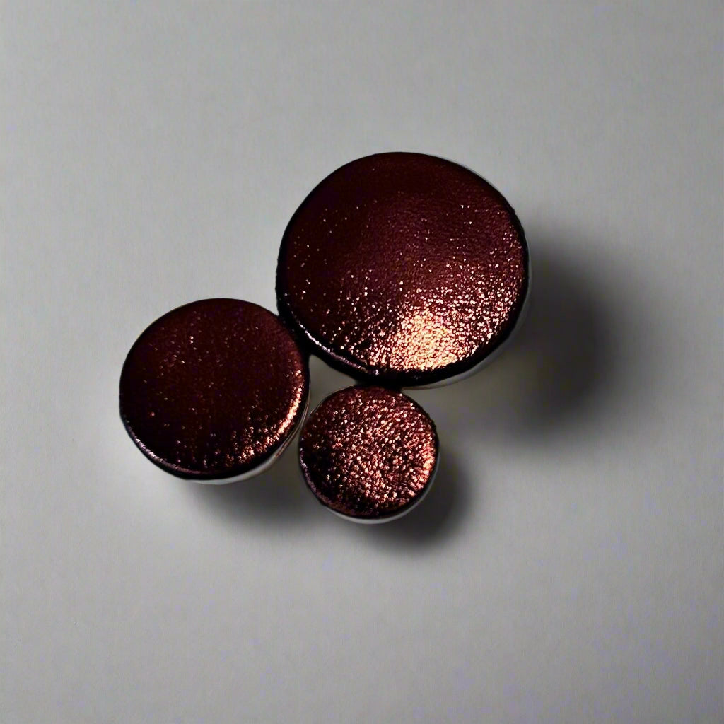 Abstraction 3 Circles Ring - Bordeaux