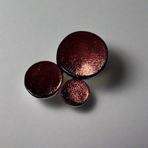 Abstraction 3 Circles Ring - Bordeaux