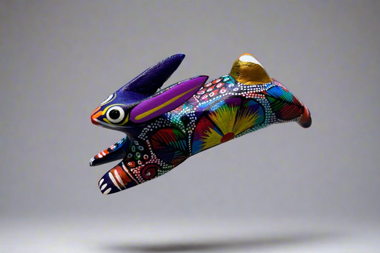 Mexican Mini Hopping Rabbit Alebrije