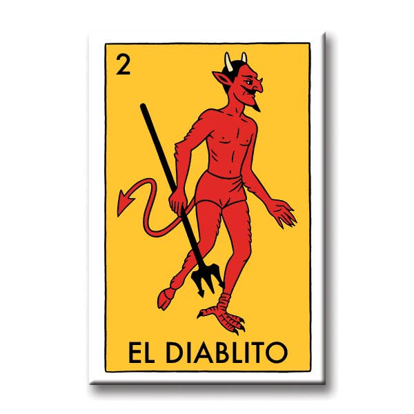 El Diablito Magnet - loteria