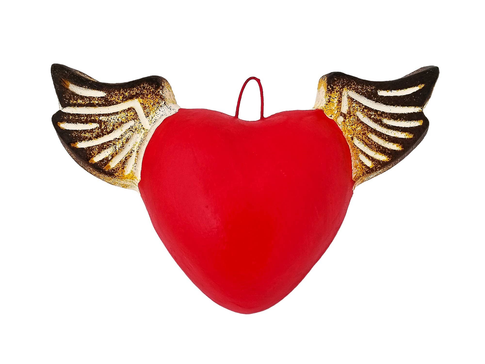 Clay Heart with Wings