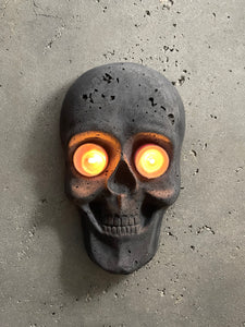 Concrete Diego Skull Mask Candle Holder