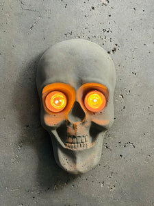 Concrete Diego Skull Mask Candle Holder