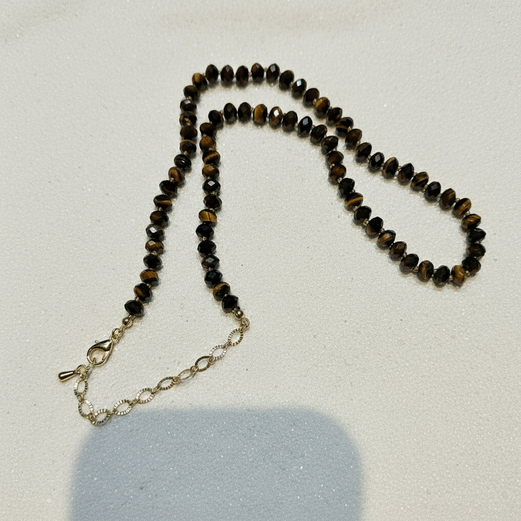 Le Fall Tiger's Eye Necklace by Triad