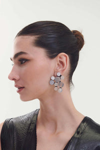 Silver Abstraction Earrings