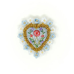 Trovelore  Heritage Heart Brooch Pin