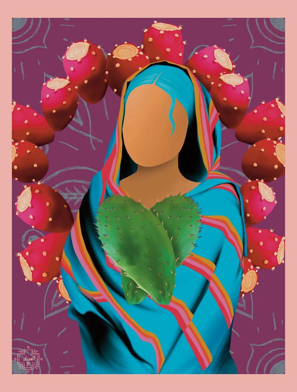 Nopal Heart by Andrea Galvez