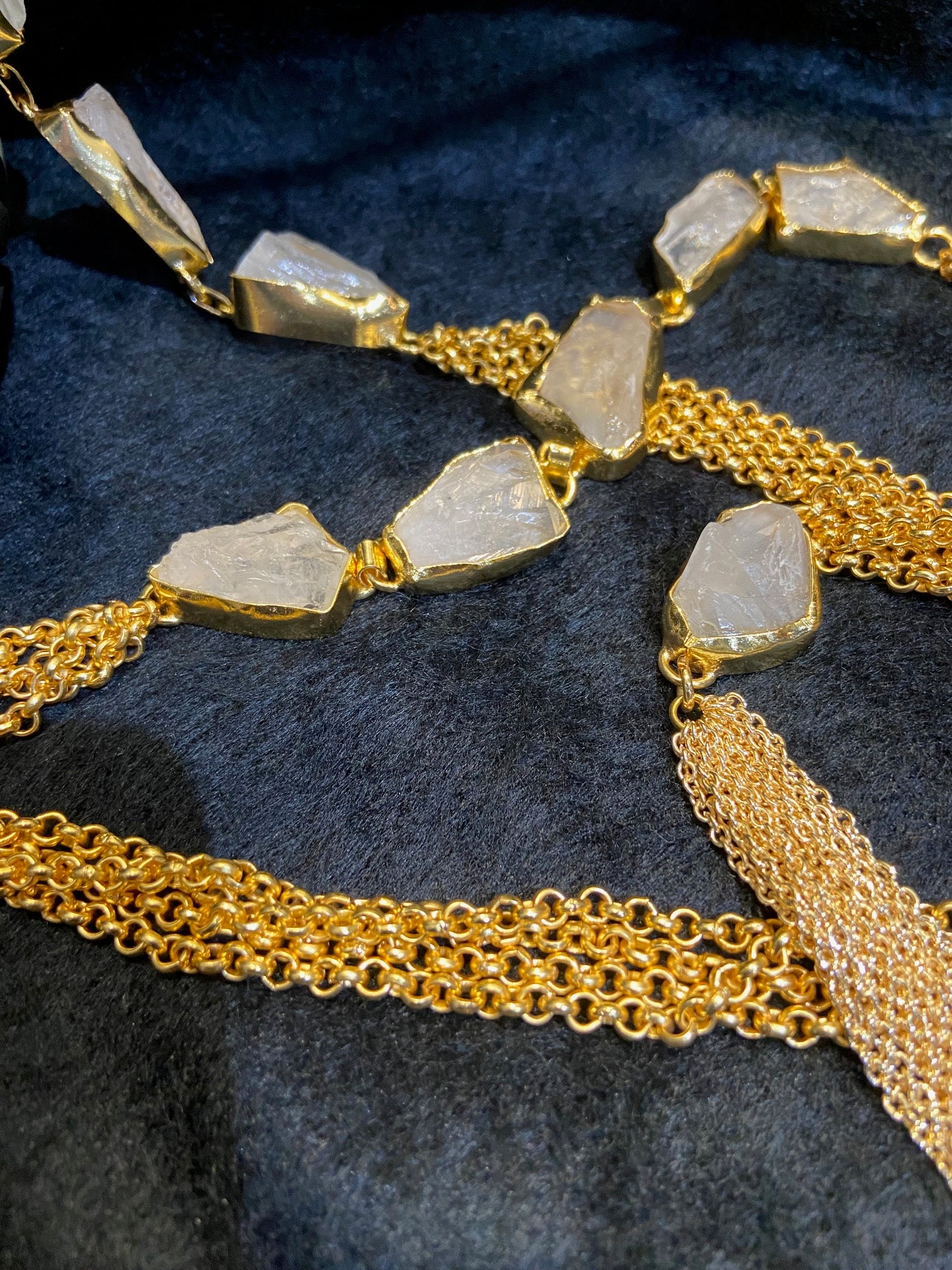 Gold-Plated Lariat by Triad Collection
