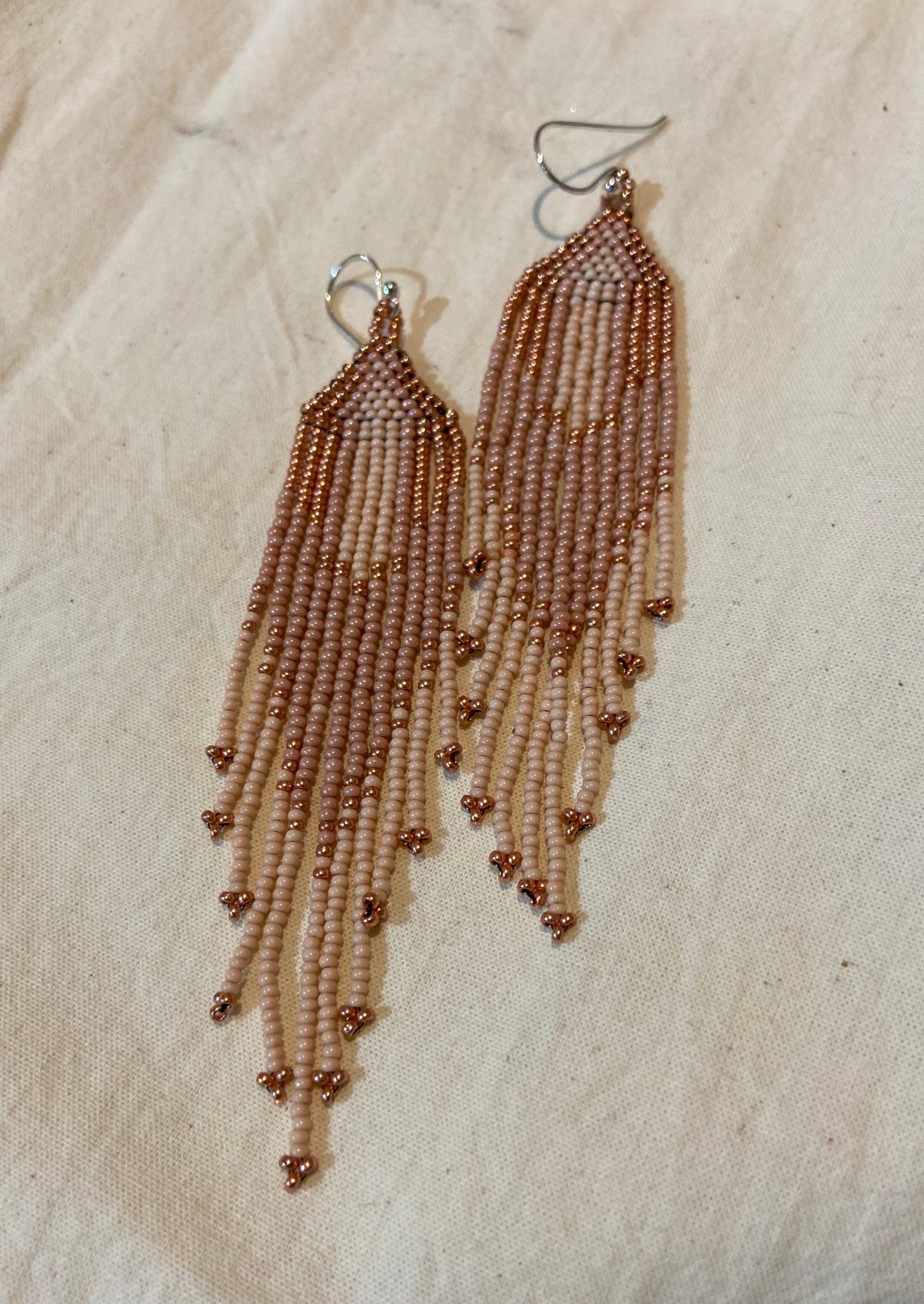 Large Beaded Earrings by Gina Amato Lough