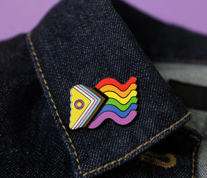 Intersex-Inclusive Squiggly Pride Pin