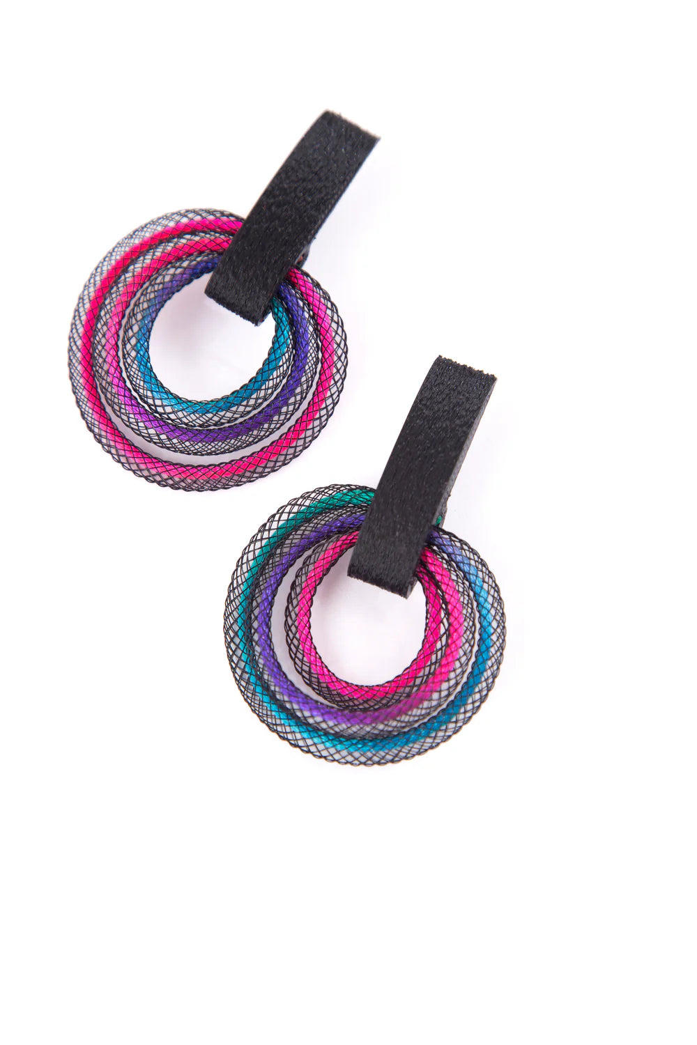 Life Circle Earrings - Rainbow