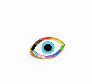 Queer Evil Eye Pride Pin