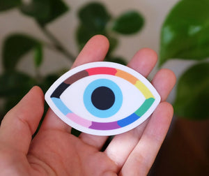 Queer Evil Eye Pride Sticker
