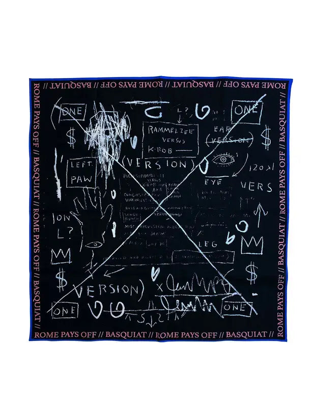 Basquiat "Beat Bop" Bandana