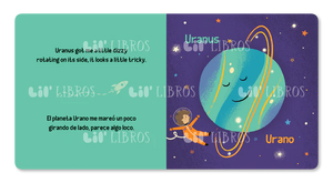Solar System with / El sistema solar con Ellen book