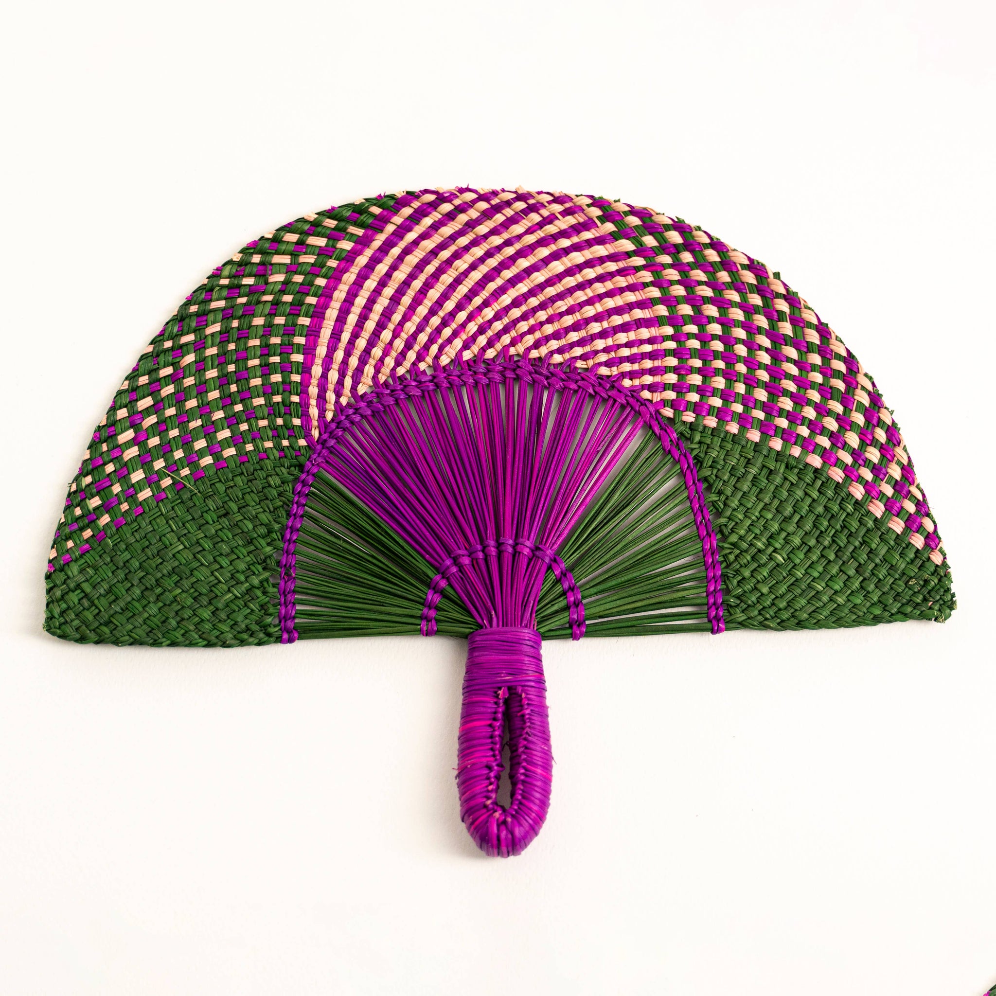 Toquilla Flat Hand Fan