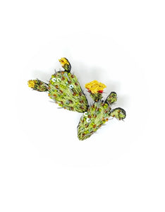 Trovelore Indian Fig Cactus Brooch Pin