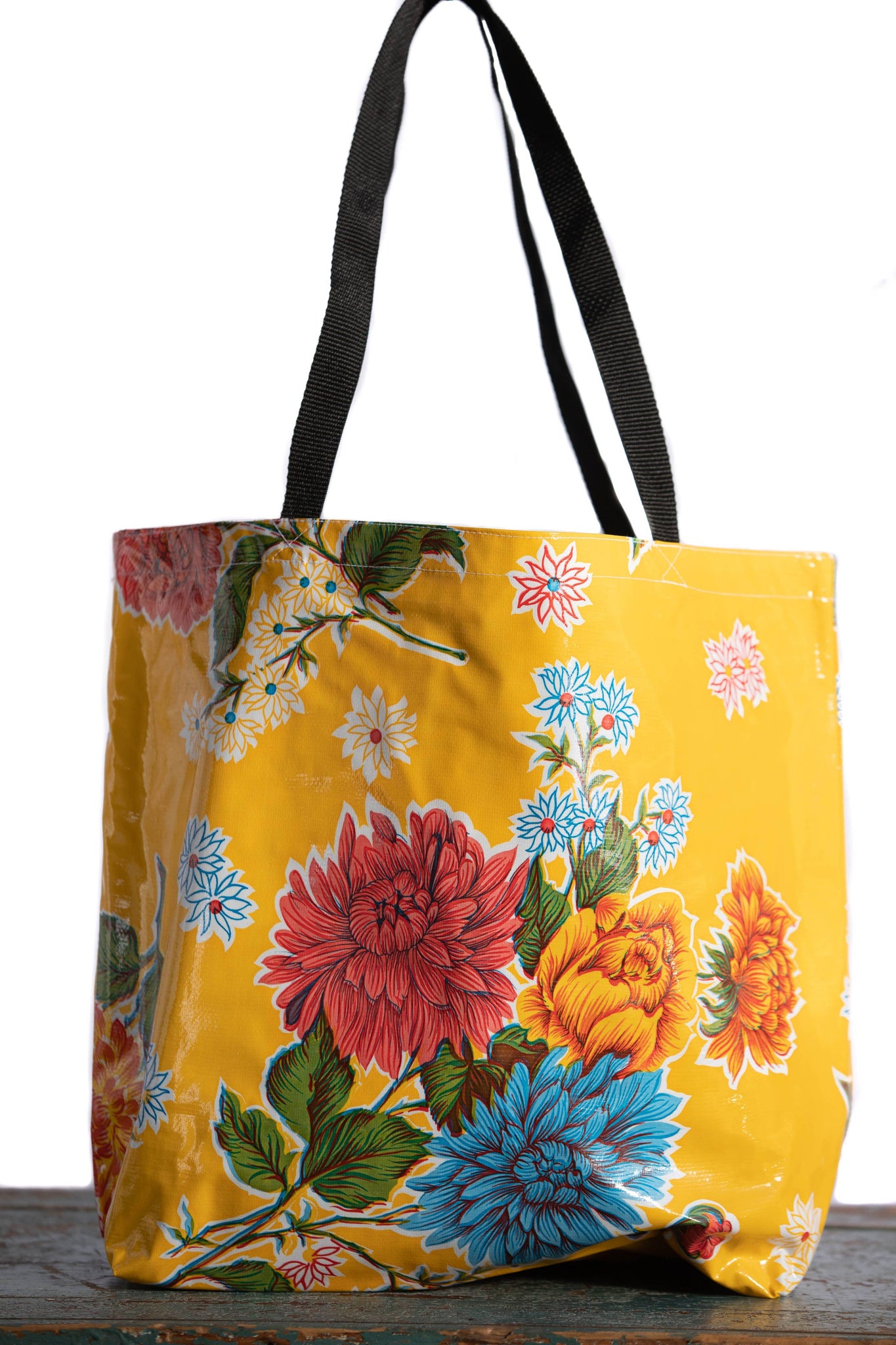 Yellow Mums Tote - Large