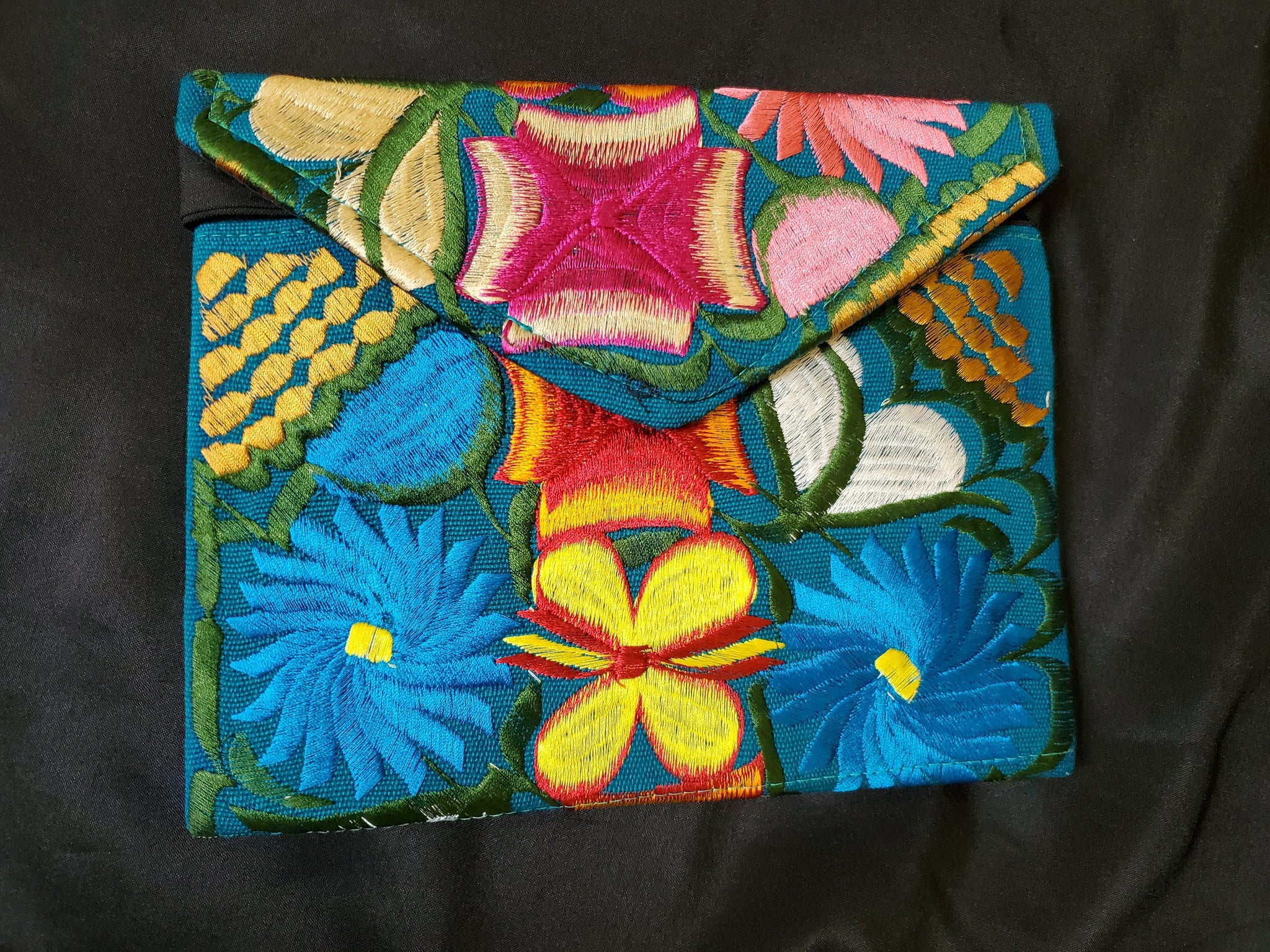 Guatemalan Embroidered Fiesta Clutch