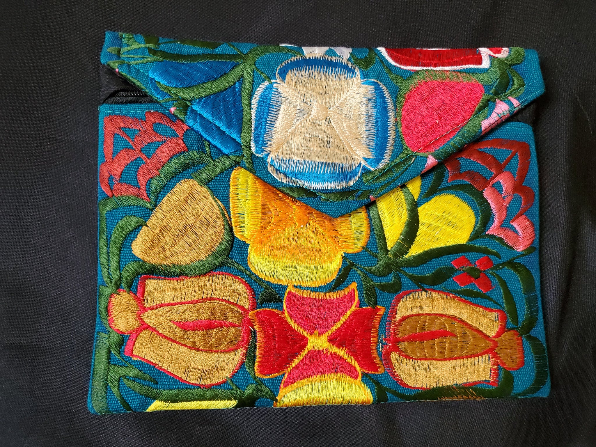 Guatemalan Embroidered Fiesta Clutch