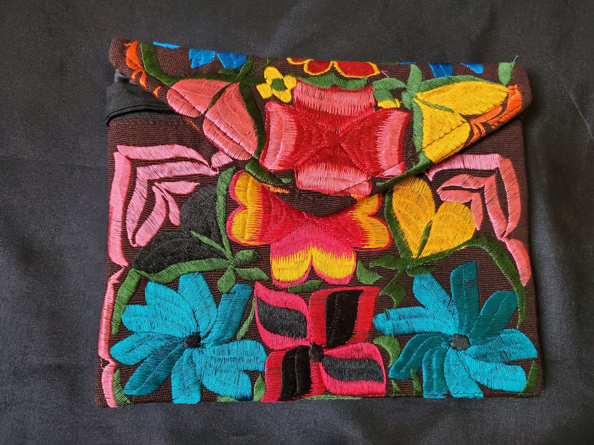 Guatemalan Embroidered Fiesta Clutch