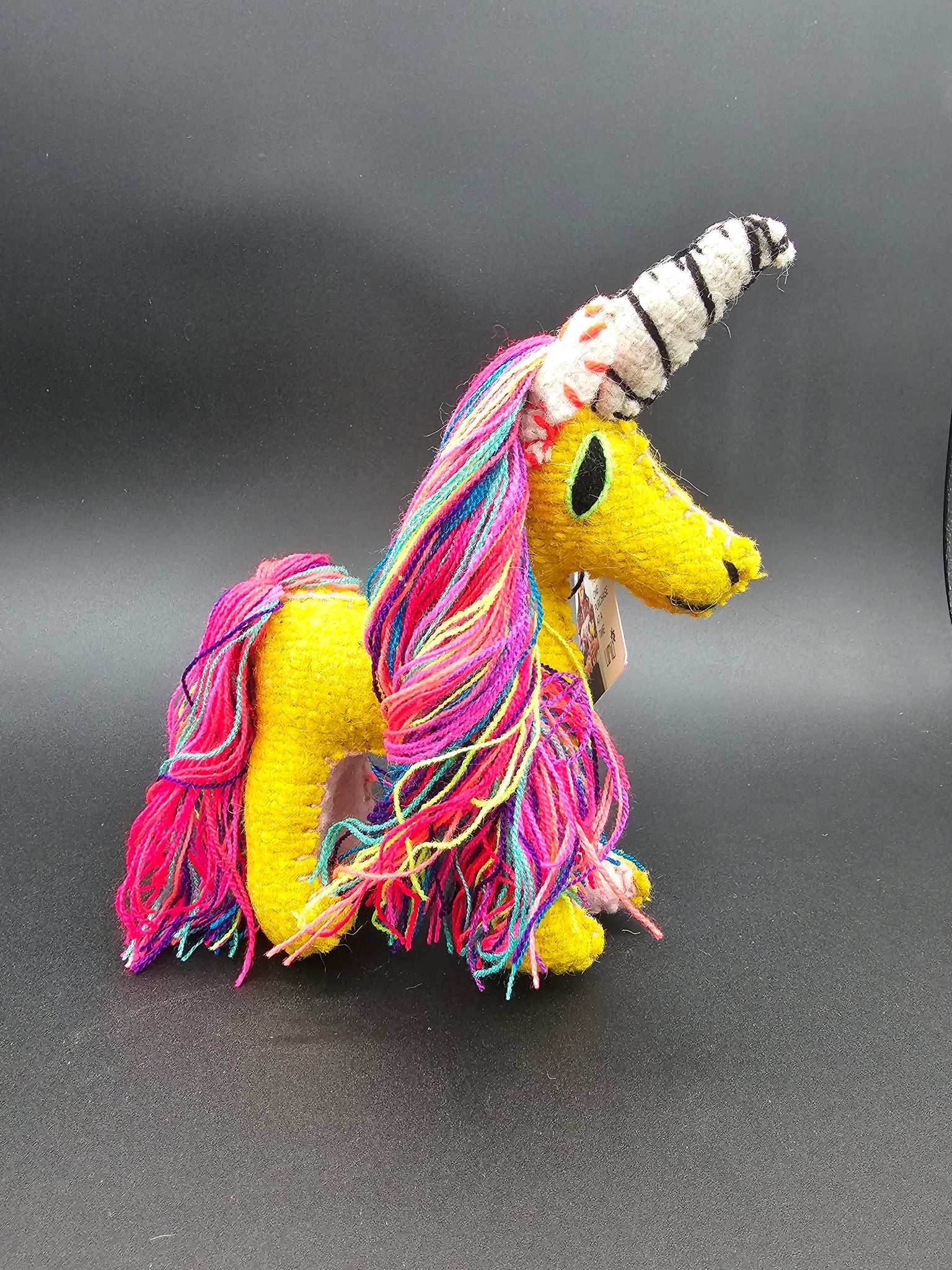 Repurposed Wool Decor Unicorn - Mexico