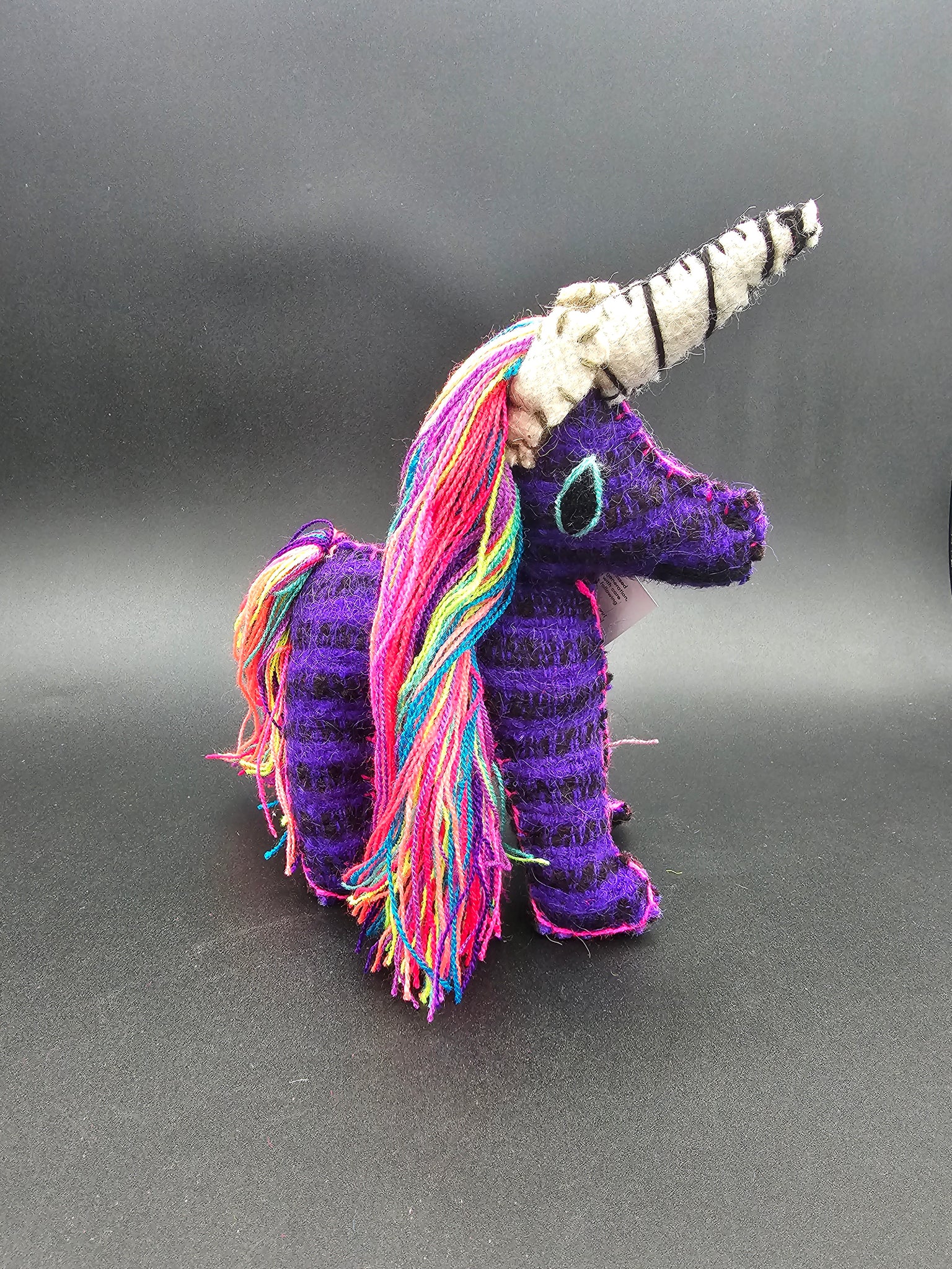 Repurposed Wool Decor Unicorn - Mexico