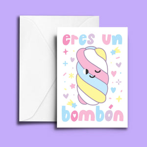 Bombón Greeting Card