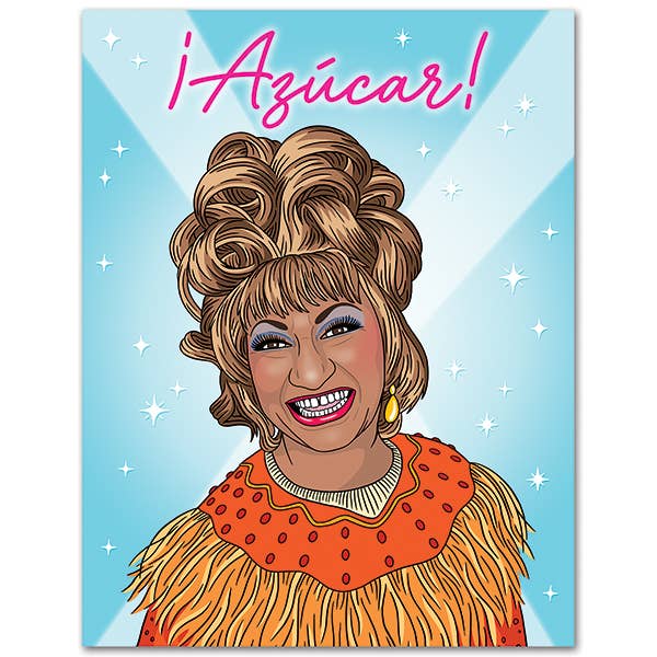 Celia Cruz Birthday Card