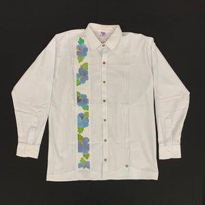 Mexican Painted Floral Guayabera