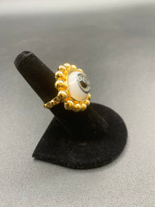 Talia Lanz - Eye Ring with Spheres