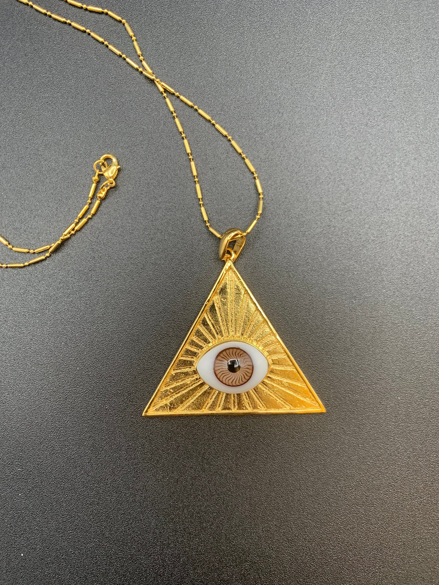 Talia Lanz - Jumbo Pyramid Pendant