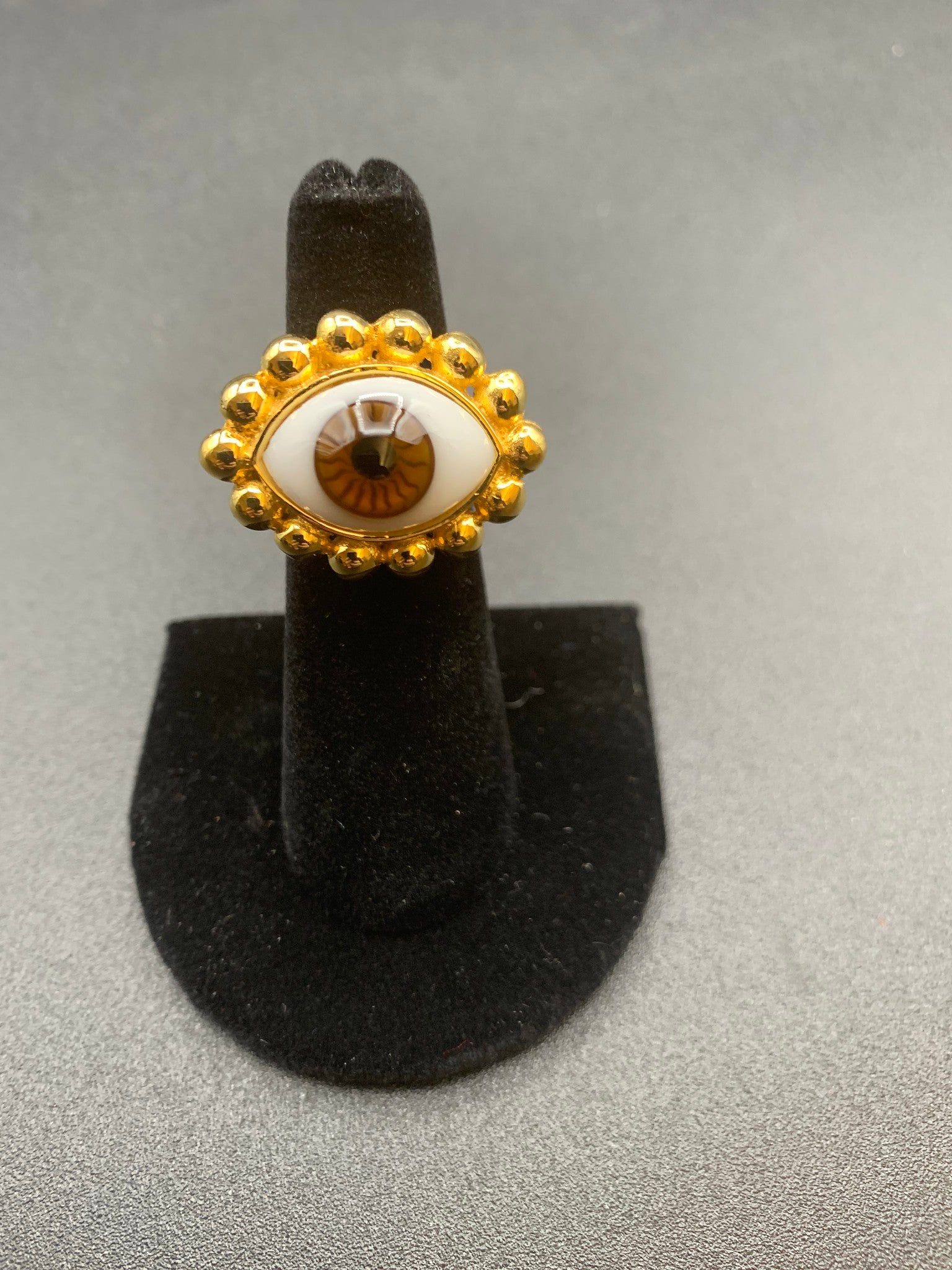 Talia Lanz - Eye Ring with Spheres