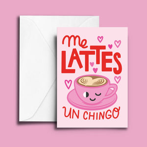 Me Lattes Greeting Card