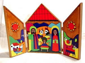 La Palma Nativity set triptych